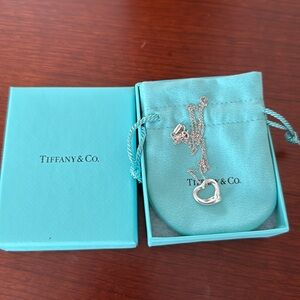 Tiffany & Co. Open Heart Necklace